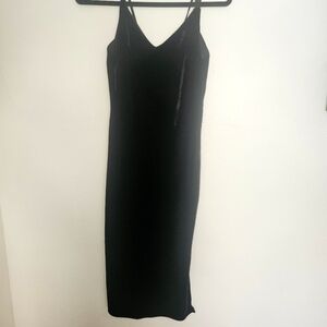 Womens Dex Black Velvet Dress